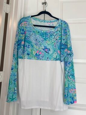 Lilly Pulitzer Texas Finn Long-Sleeve Tee